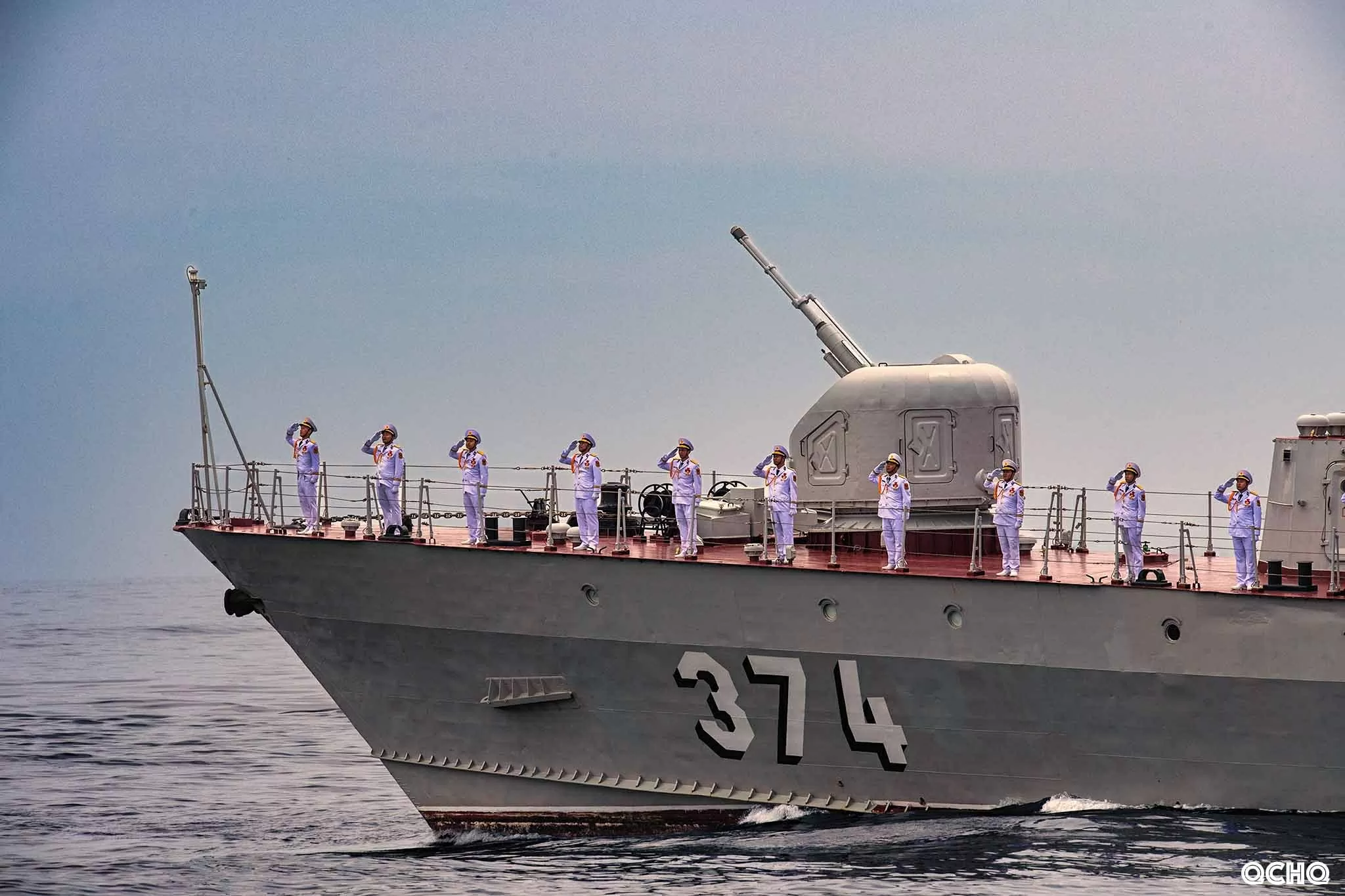 Lực lượng vũ trang trên biển phô diễn sức mạnh trong diễu binh kỷ niệm 80 năm Quốc khánh