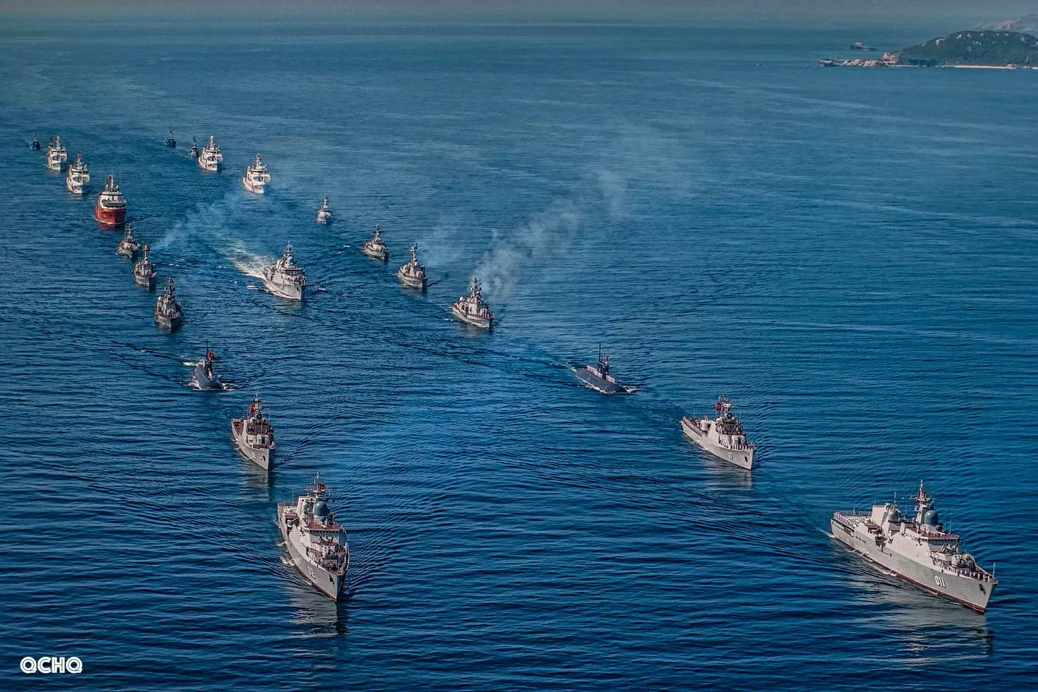 Lực lượng vũ trang trên biển phô diễn sức mạnh trong diễu binh kỷ niệm 80 năm Quốc khánh Lực lượng vũ trang trên biển phô diễn sức mạnh trong diễu binh kỷ niệm 80 năm Quốc khánh