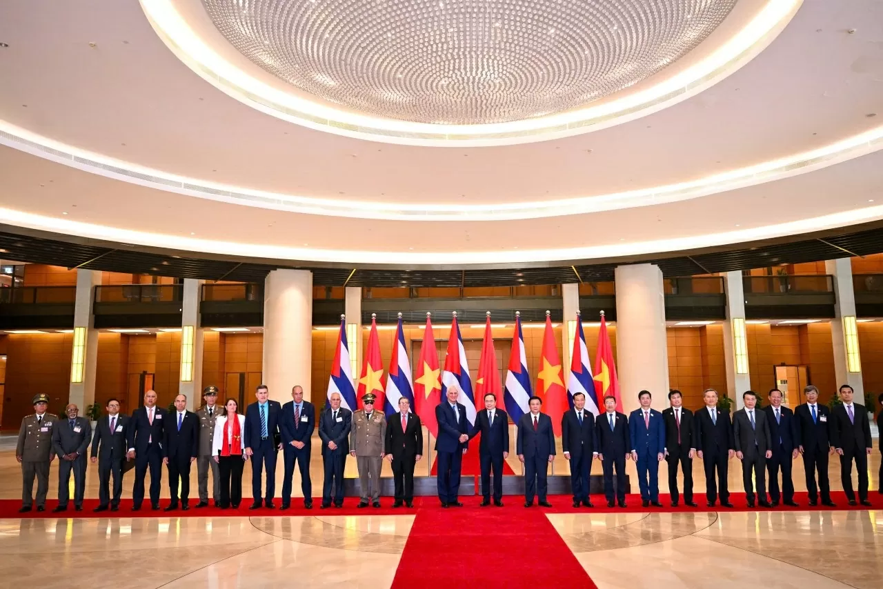 Chủ tịch Quốc hội Trần Thanh Mẫn hội kiến Bí thư thứ Nhất, Chủ tịch nước Cuba Miguel Diaz-Canel Bermudez