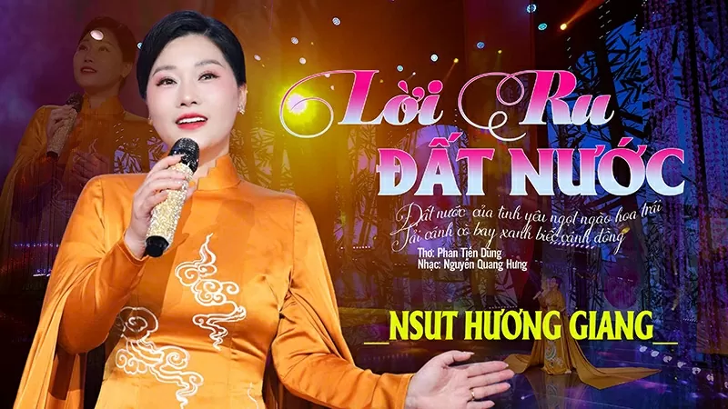 NSƯT Hương Giang với dự án âm nhạc 'Vang mãi bản hùng ca dân tộc'