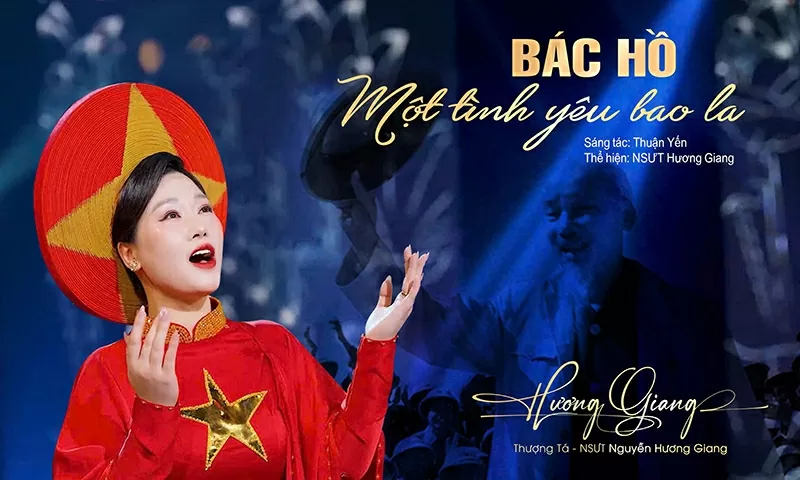 NSƯT Hương Giang với dự án âm nhạc 'Vang mãi bản hùng ca dân tộc'