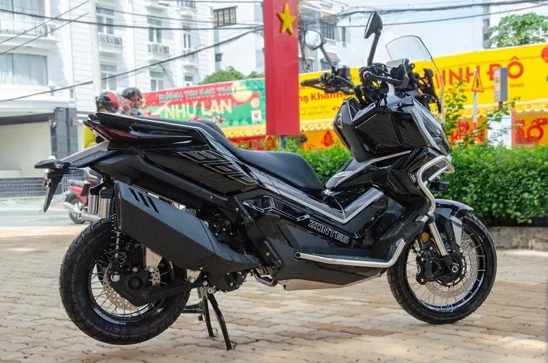 Trọng lượng của Zontes 368G ở mức 198 kg.