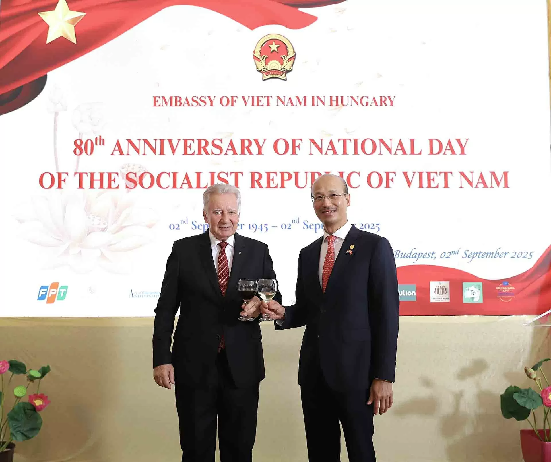Kỷ niệm 80 năm Quốc khánh 2/9 tại Budapest: Khẳng định vị thế quốc gia,   vun đắp tình hữu nghị và quan hệ Đối tác toàn diện Việt Nam-Hungary