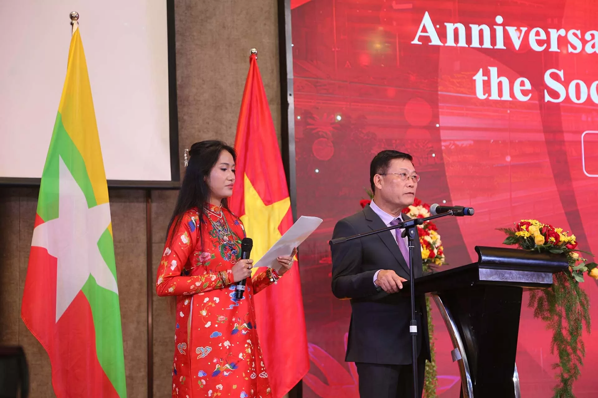 Trang trọng Lễ kỷ niệm 80 năm Quốc khánh Việt Nam tại tại Myanmar Trang trọng Lễ kỷ niệm 80 năm Quốc khánh Việt Nam tại tại Myanmar