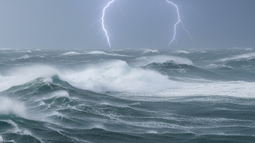 Vùng áp thấp trên Biển Đông di chuyển theo hướng Tây Tây Bắc, có khả năng mạnh thành áp thấp nhiệt đới