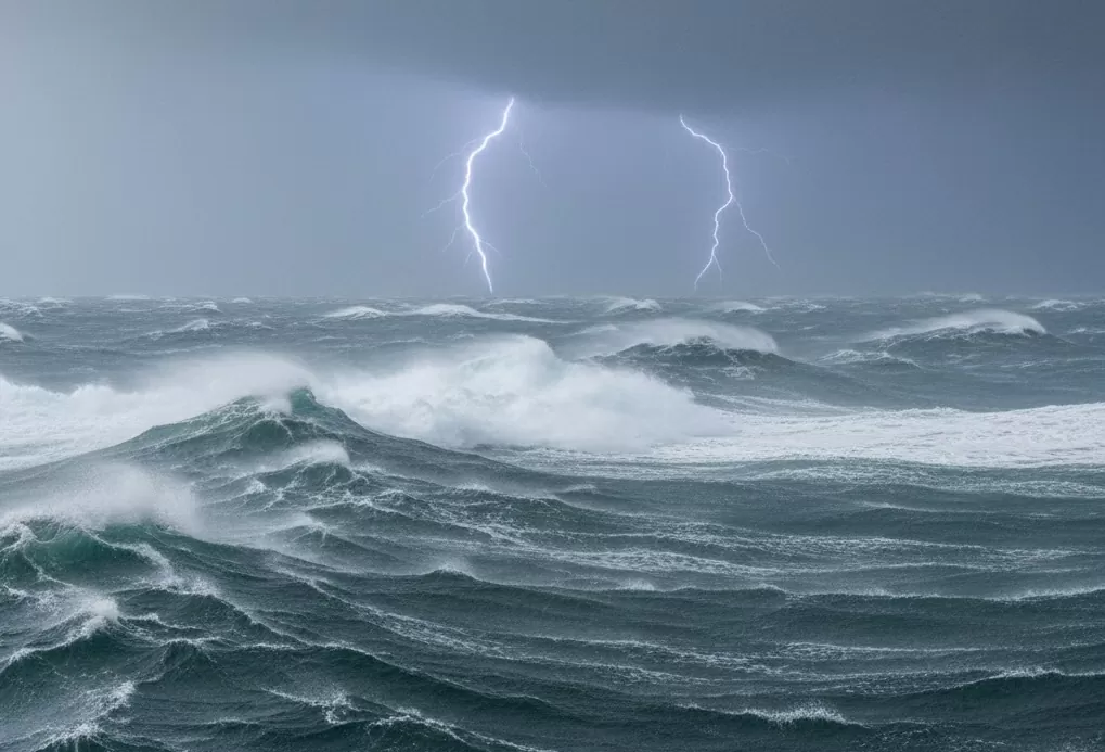 Vùng áp thấp trên Biển Đông di chuyển theo hướng Tây Tây Bắc, có khả năng mạnh thành áp thấp nhiệt đới