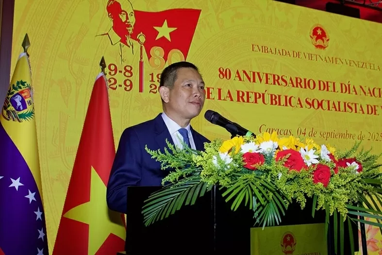 Trang trọng lễ kỷ niệm 80 năm Cách mạng tháng Tám và Quốc khánh 2/9 tại Venezuela