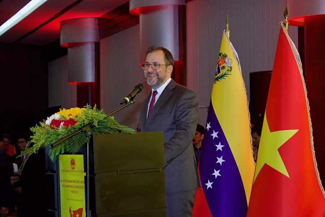 Trang trọng lễ kỷ niệm 80 năm Cách mạng tháng Tám và Quốc khánh 2/9 tại Venezuela Trang trọng lễ kỷ niệm 80 năm Cách mạng tháng Tám và Quốc khánh 2/9 tại Venezuela