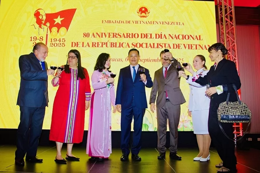 Chiêu đãi trọng thể nhân kỷ niệm 80 năm Quốc khánh 2/9 tại Venezuela