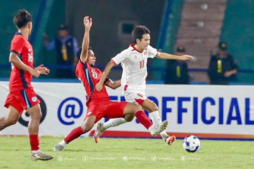 Thắng U23 Singapore, tuyển U23 Việt Nam rộng cửa giành vé VCK châu Á 2026