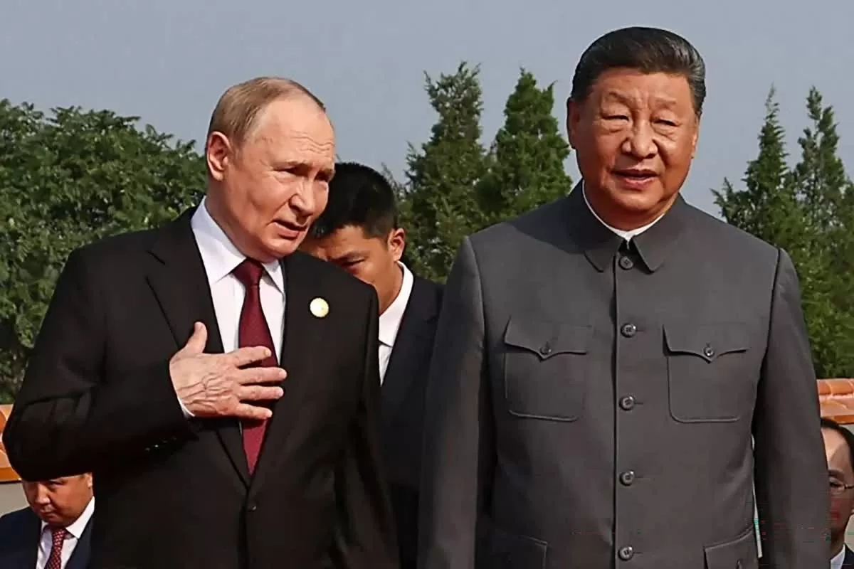 Tổng thống Nga Vladimir Putin và Chủ tịch Trung Quốc Tập Cận Bình. (Nguồn: SCMP)