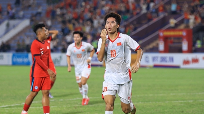 Vòng loại U23 châu Á:  Việt Nam toàn thắng, rộng cửa vào vòng Chung kết U23 châu Á 2025