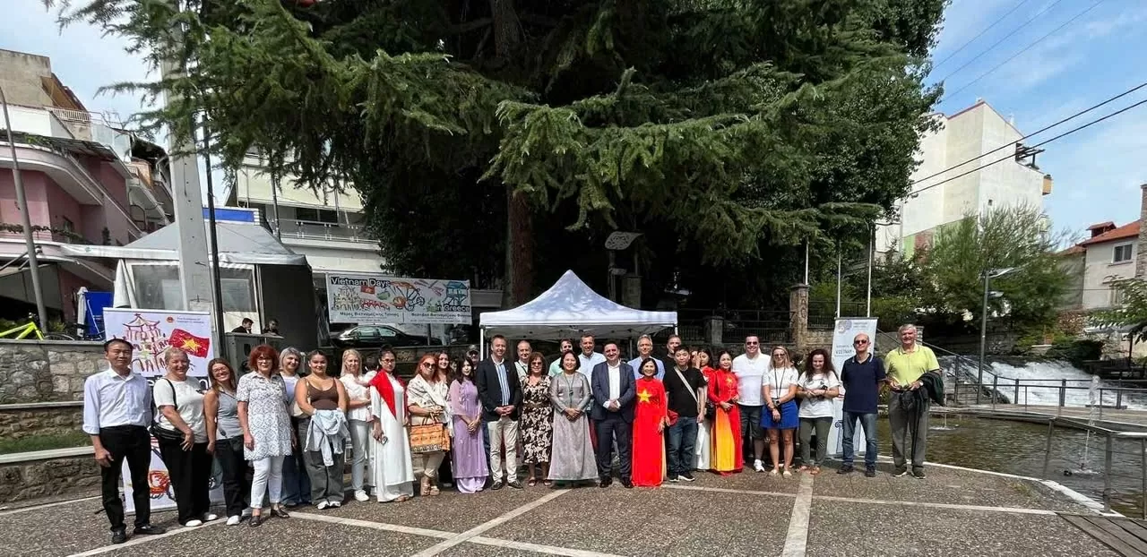 Sắc màu Việt Nam lan tỏa ở thành phố Edessa, Hy Lạp