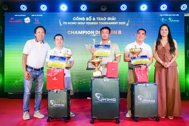xuất sắc Bảng B golfer: Nguyễn Đức Huy (Gr 90), Nguyễn Văn Toàn (Gr 94), Phan Trà (Gr 95).