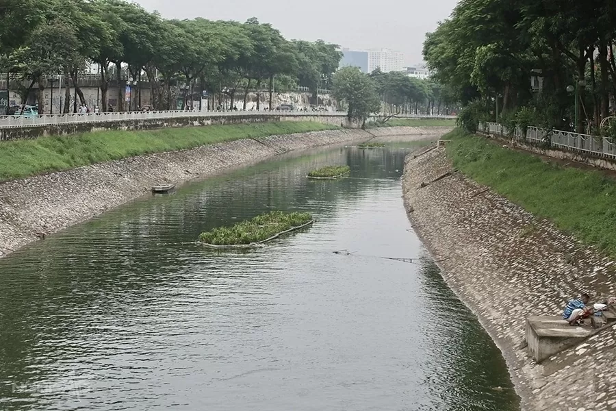 Sông Tô Lịch trong xanh trở lại