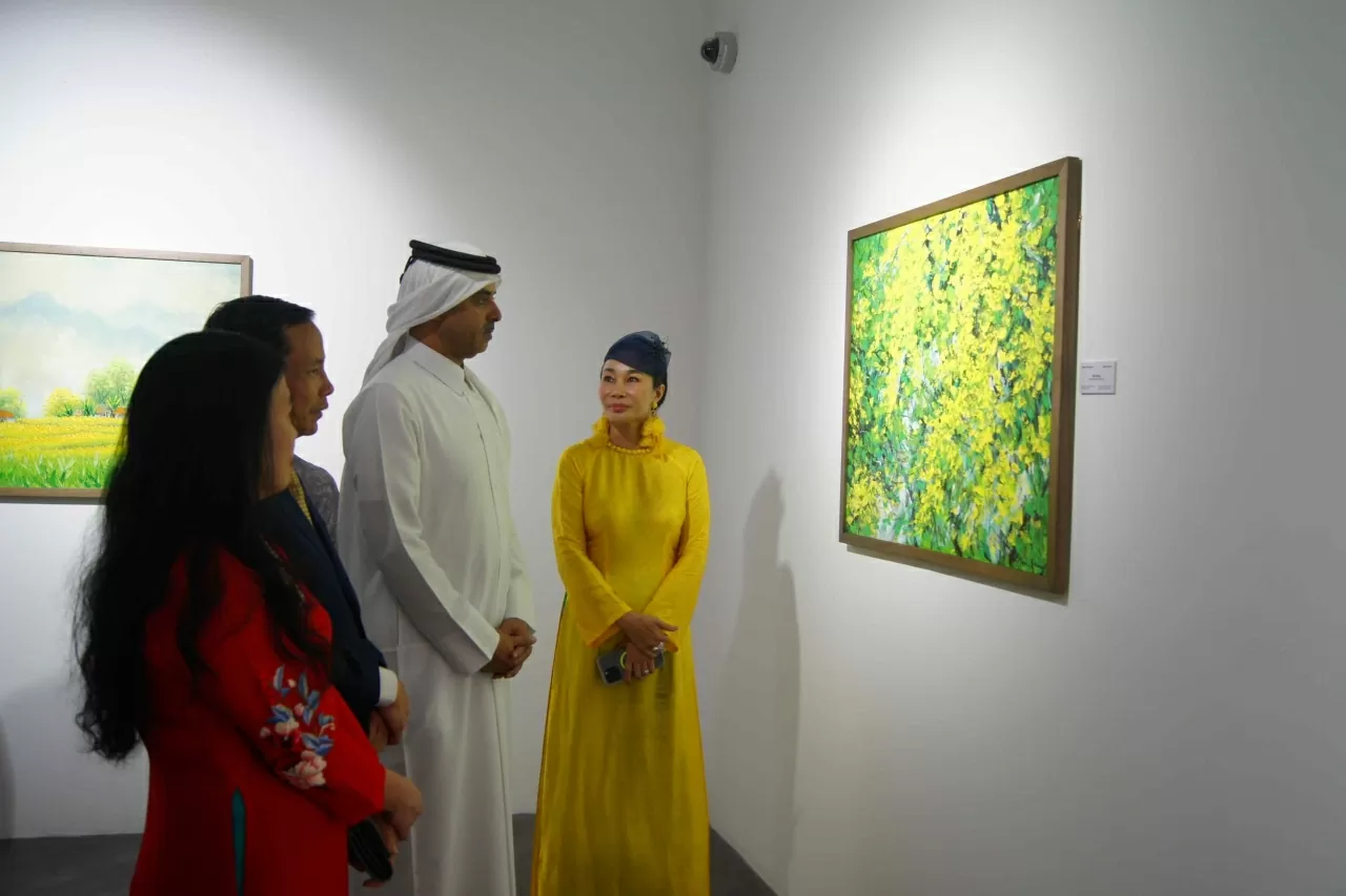 Khai mạc triển lãm mỹ thuật Việt Nam tại Làng Văn hoá Katara, Qatar Khai mạc triển lãm mỹ thuật Việt Nam tại Làng Văn hoá Katara, Qatar