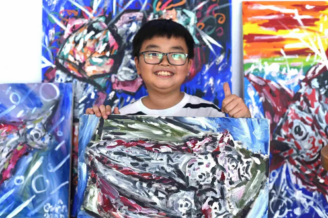 'Họa sĩ nhí' và hành trình 'thổi hồn' cho khoa học Họa sĩ nhí và hành trình 'thổi hồn' cho khoa học