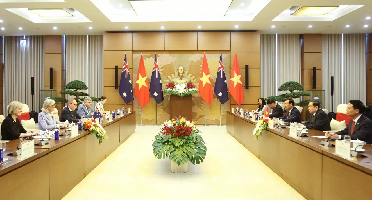 Toàn cảnh buổi Hội kiến. (Ảnh: Thành Long)