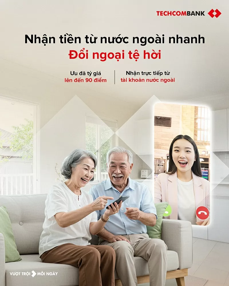 Techcombank kết nối yêu thương từ muôn phương.