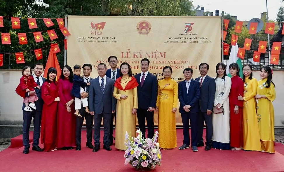 Long trọng tổ chức Lễ kỷ niệm 80 năm Quốc khánh Việt Nam tại Bulgaria