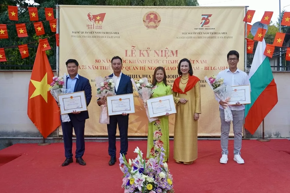 Long trọng tổ chức Lễ kỷ niệm 80 năm Quốc khánh Việt Nam tại Bulgaria