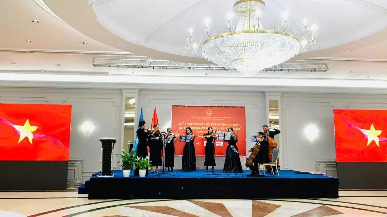 Kỷ niệm 80 năm Quốc khánh Việt Nam tại Astana: Việt Nam và Kazakhstan cùng hướng tới tương lai hòa bình, hợp tác và thịnh vượng Kỷ niệm 80 năm Quốc khánh Việt Nam tại Astana: Việt Nam và Kazakhstan cùng hướng tới tương lai hòa bình, hợp tác và thịnh vượng
