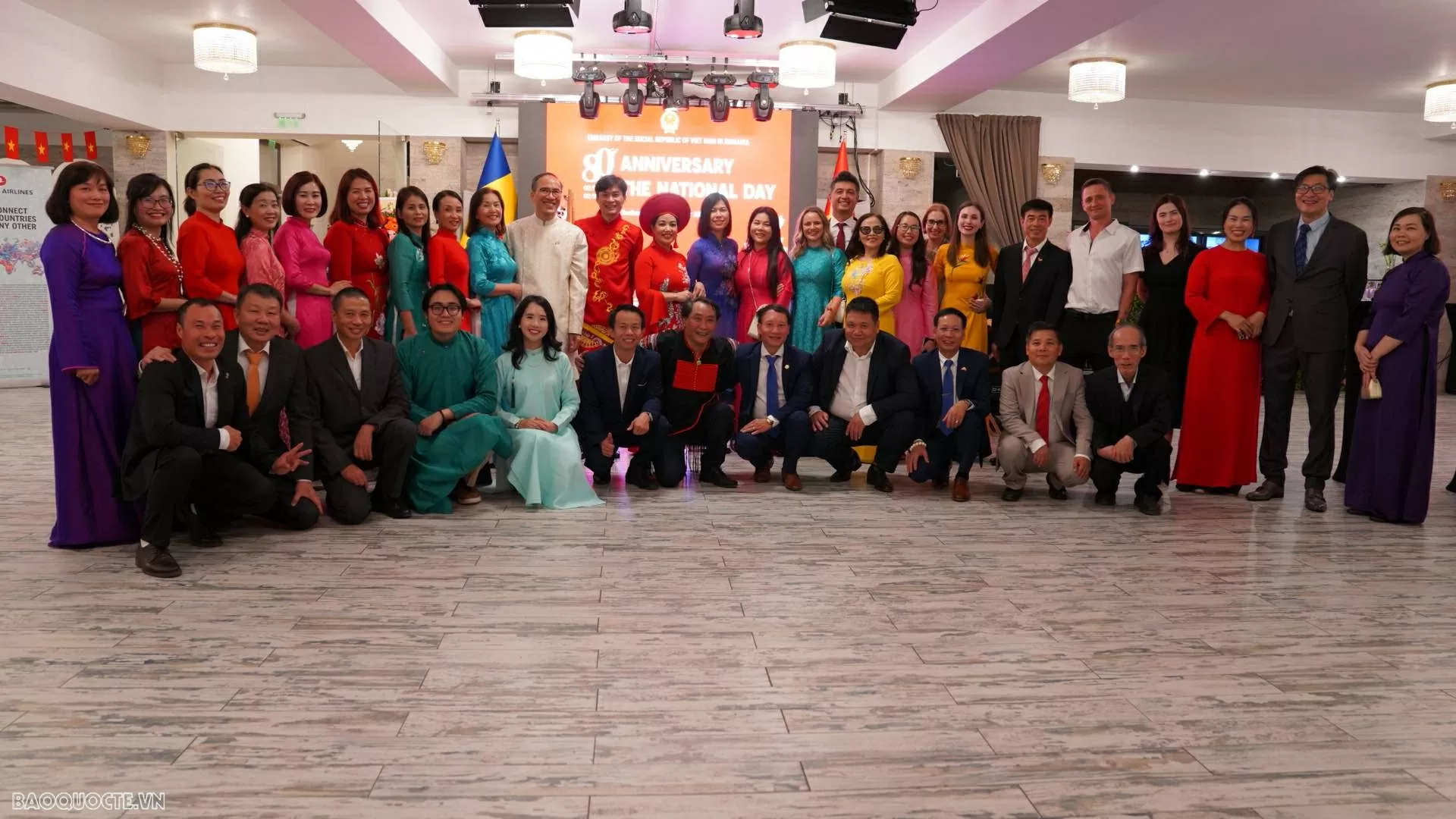 Đại sứ quán Việt Nam tại Romania tổ chức Lễ kỷ niệm 80 năm Quốc khánh và 75 năm thiết lập quan hệ ngoại giao