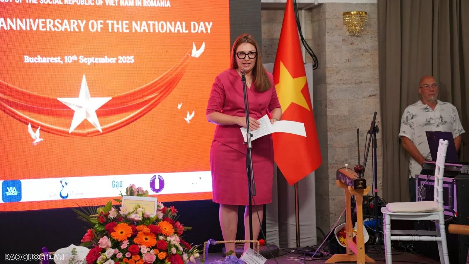 Đại sứ quán Việt Nam tại Romania tổ chức Lễ kỷ niệm 80 năm Quốc khánh và 75 năm thiết lập quan hệ ngoại giao