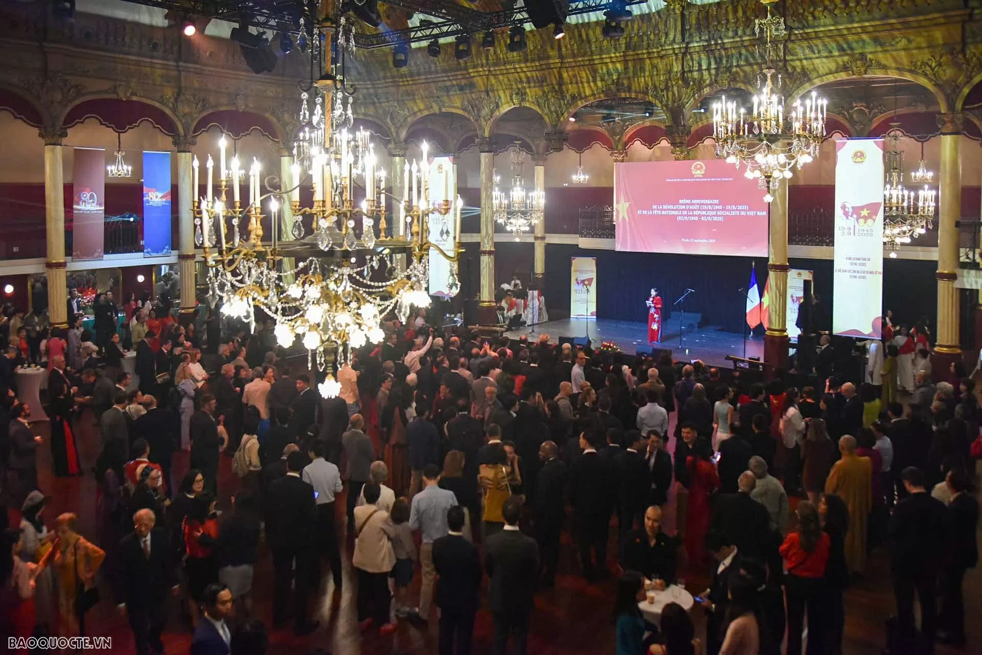 Đại sứ quán Việt Nam tại Pháp tổ chức kỷ niệm 80 năm Quốc khánh 2/9