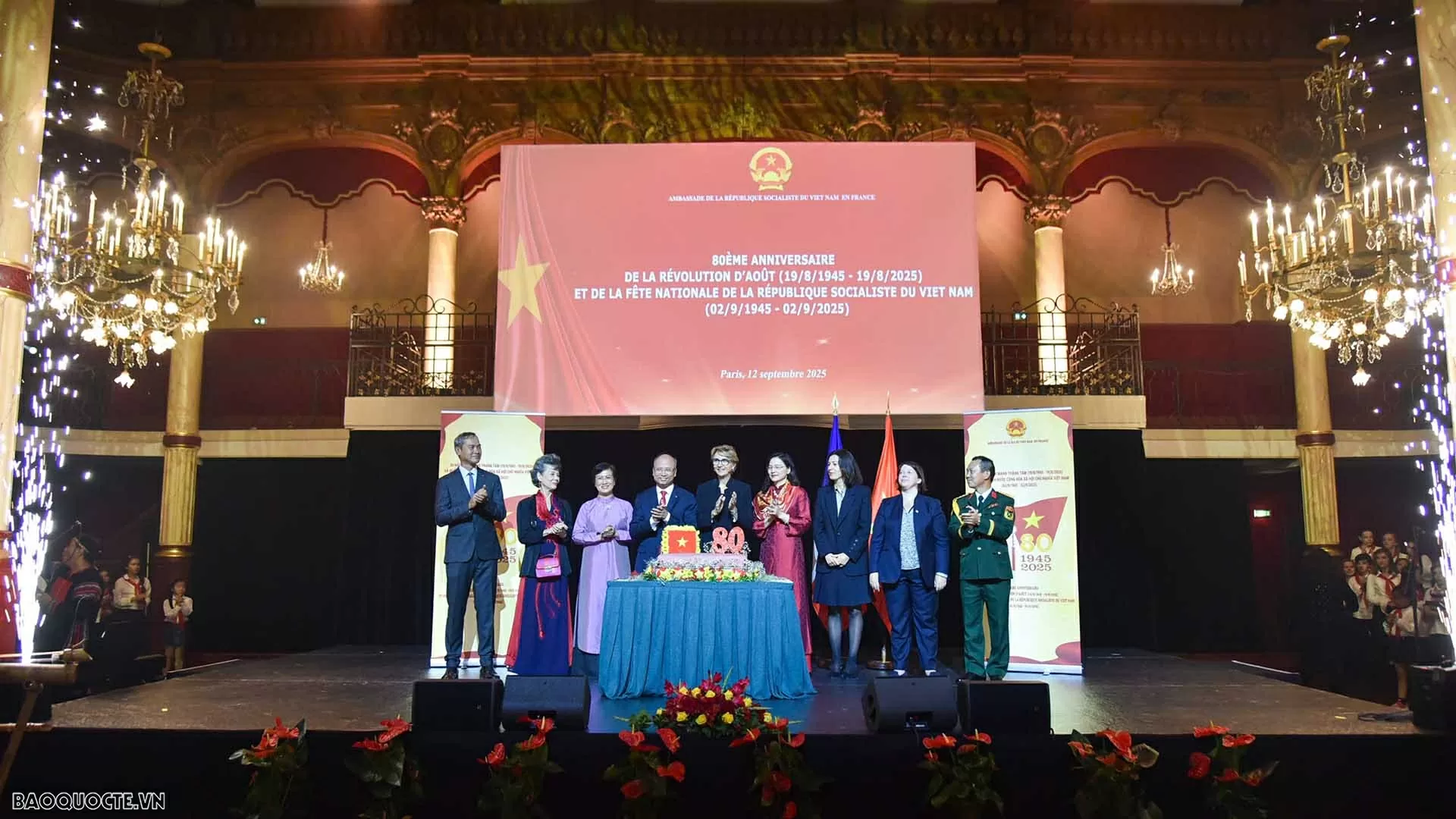 Đại sứ quán Việt Nam tại Pháp tổ chức kỷ niệm 80 năm Quốc khánh 2/9 Đại sứ quán Việt Nam tại Pháp tổ chức kỷ niệm 80 năm Quốc khánh 2/9