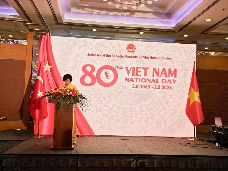 Lễ kỷ niệm 80 năm Quốc khánh – Dấu ấn Việt Nam tại Thổ Nhĩ Kỳ Lễ kỷ niệm 80 năm Quốc khánh – Dấu ấn Việt Nam tại Thổ Nhĩ Kỳ