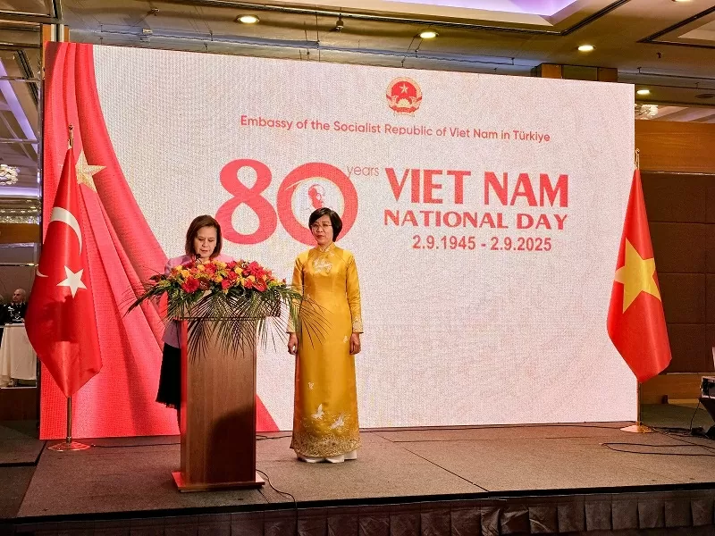 Lễ kỷ niệm 80 năm Quốc khánh – Dấu ấn Việt Nam tại Thổ Nhĩ Kỳ Lễ kỷ niệm 80 năm Quốc khánh – Dấu ấn Việt Nam tại Thổ Nhĩ Kỳ