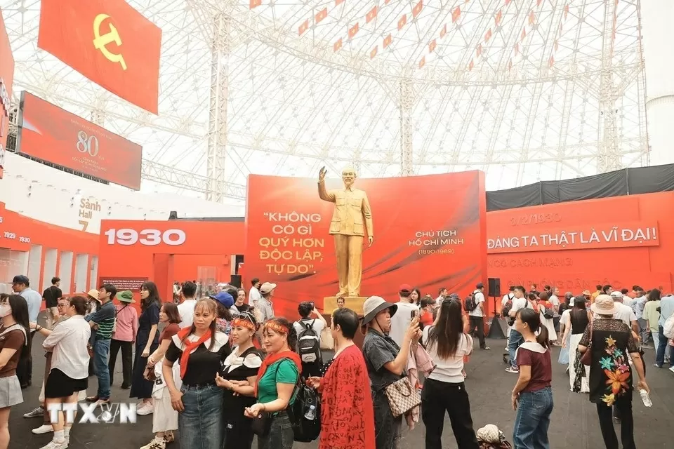 Qua 19 ngày mở cửa, Triển lãm thành tựu đất nước đón hơn 10 triệu lượt khách tham quan, trải nghiệm Qua 19 ngày mở cửa, Triển lãm thành tựu đất nước đón hơn 10 triệu lượt khách tham quan, trải nghiệm