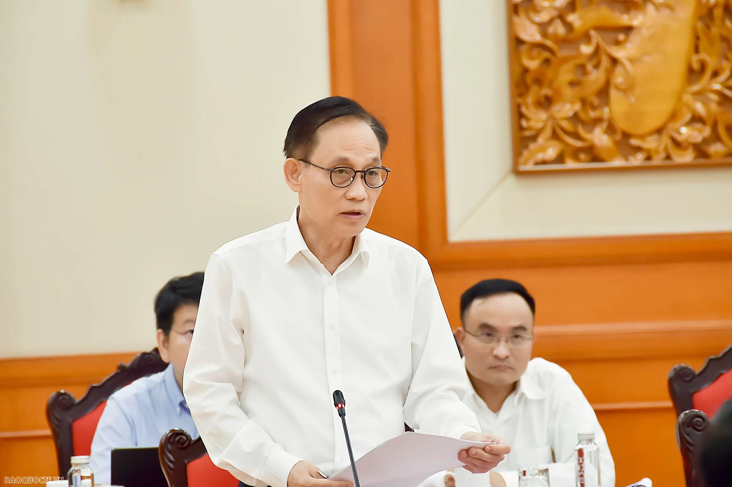 Tổng Bí thư Tô Lâm: Phát huy mạnh mẽ hơn nữa vai trò tiên phong và nhiệm vụ trọng yếu, thường xuyên của đối ngoại và hội nhập quốc tế Tổng Bí thư Tô Lâm: Phát huy mạnh mẽ hơn nữa vai trò tiên phong và nhiệm vụ trọng yếu, thường xuyên của đối ngoại và hội nhập quốc tế