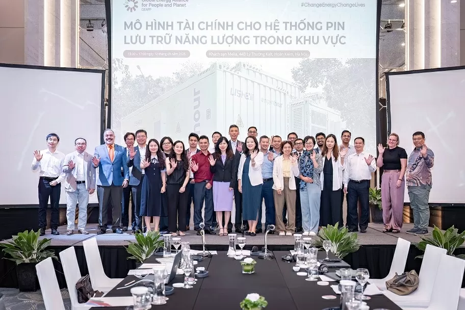 Việt Nam thúc đẩy tiến trình khu vực về tài chính cho hệ thống pin lưu trữ năng lượng