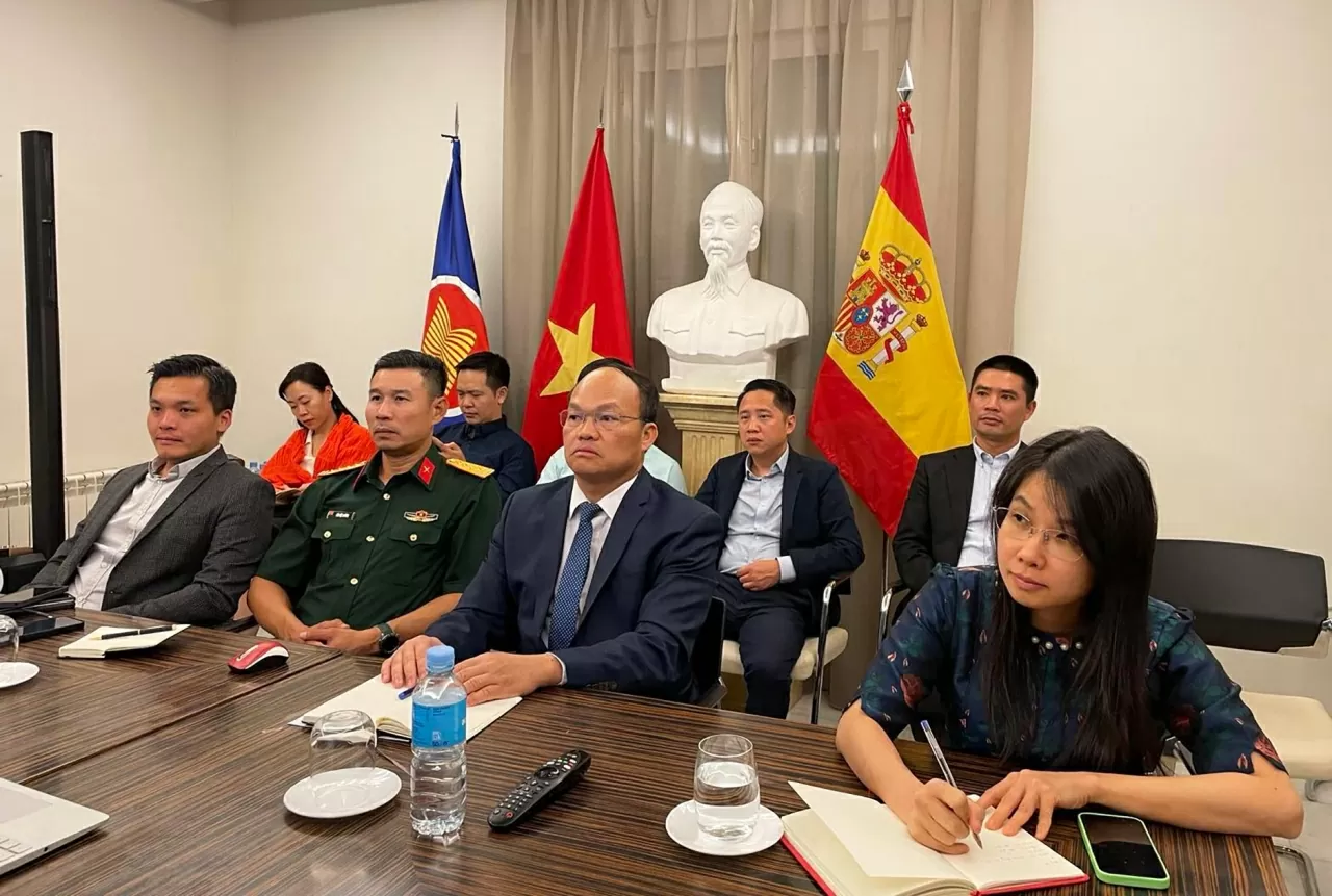 Điểm cầu Đại sứ quán Việt Nam tại Tây Ban Nha