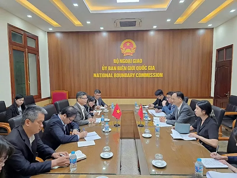 Chủ nhiệm Ủy ban Biên giới quốc gia tiếp Đại biện lâm thời Đại sứ quán Trung Quốc tại Việt Nam