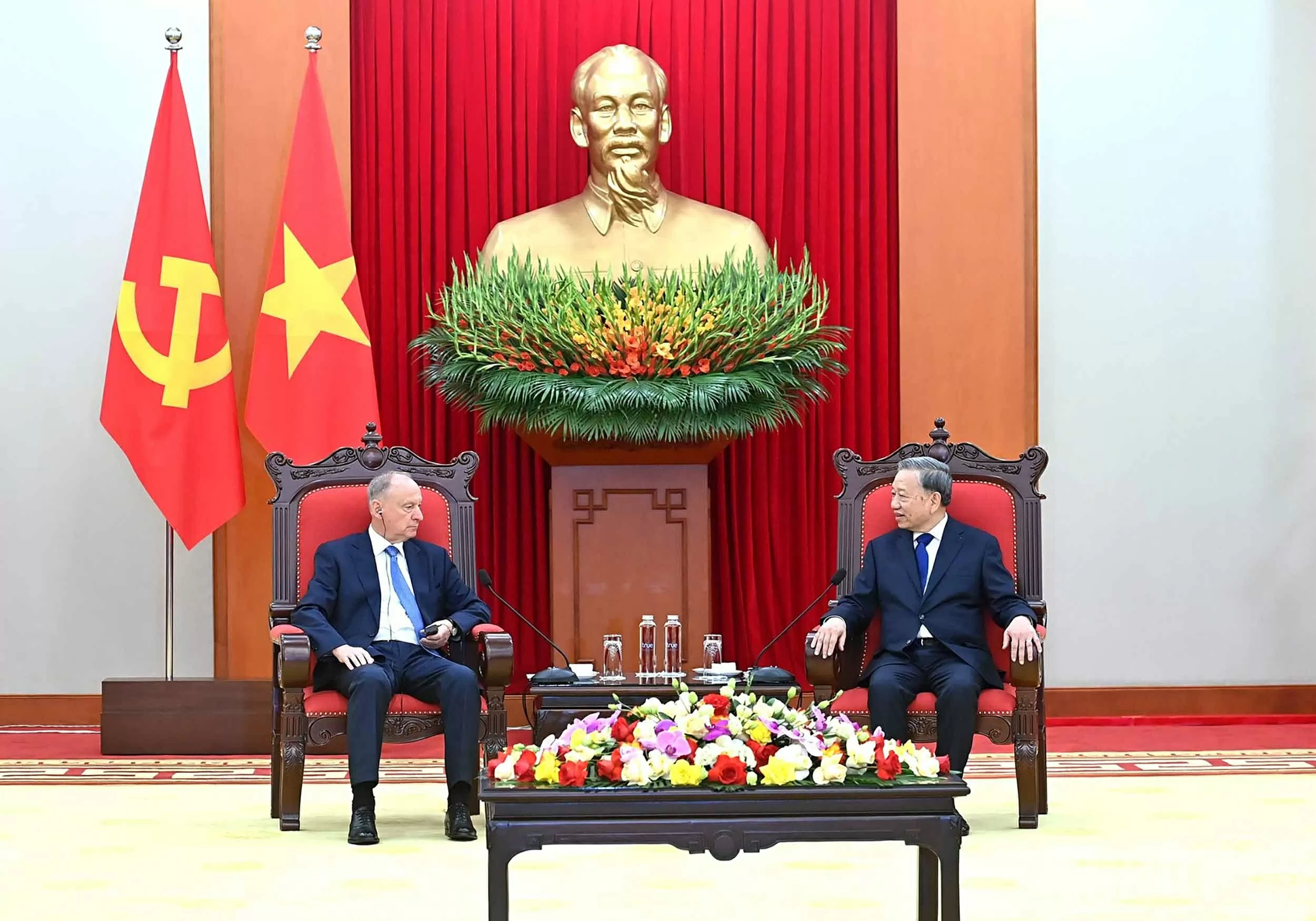 Tổng Bí thư Tô Lâm tiếp Trợ lý Tổng thống, Chủ tịch Hội đồng Biển Liên bang Nga Tổng Bí thư Tô Lâm tiếp Trợ lý Tổng thống, Chủ tịch Hội đồng Biển Liên bang Nga