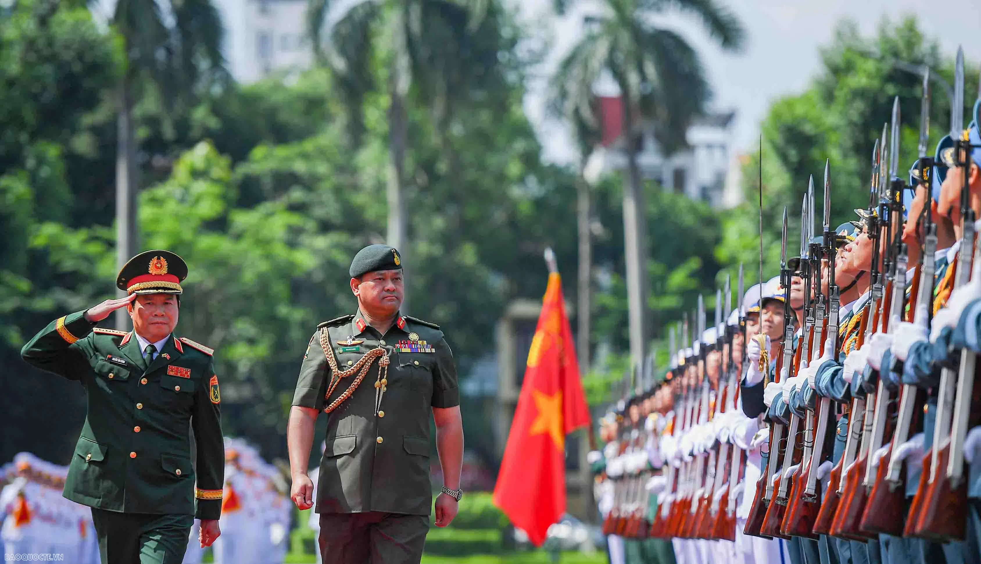 Việt Nam-Brunei: Nghiên cứu phát triển thêm các lĩnh vực hợp tác quốc phòng mới Việt Nam-Brunei: Nghiên cứu phát triển thêm các lĩnh vực hợp tác quốc phòng mới