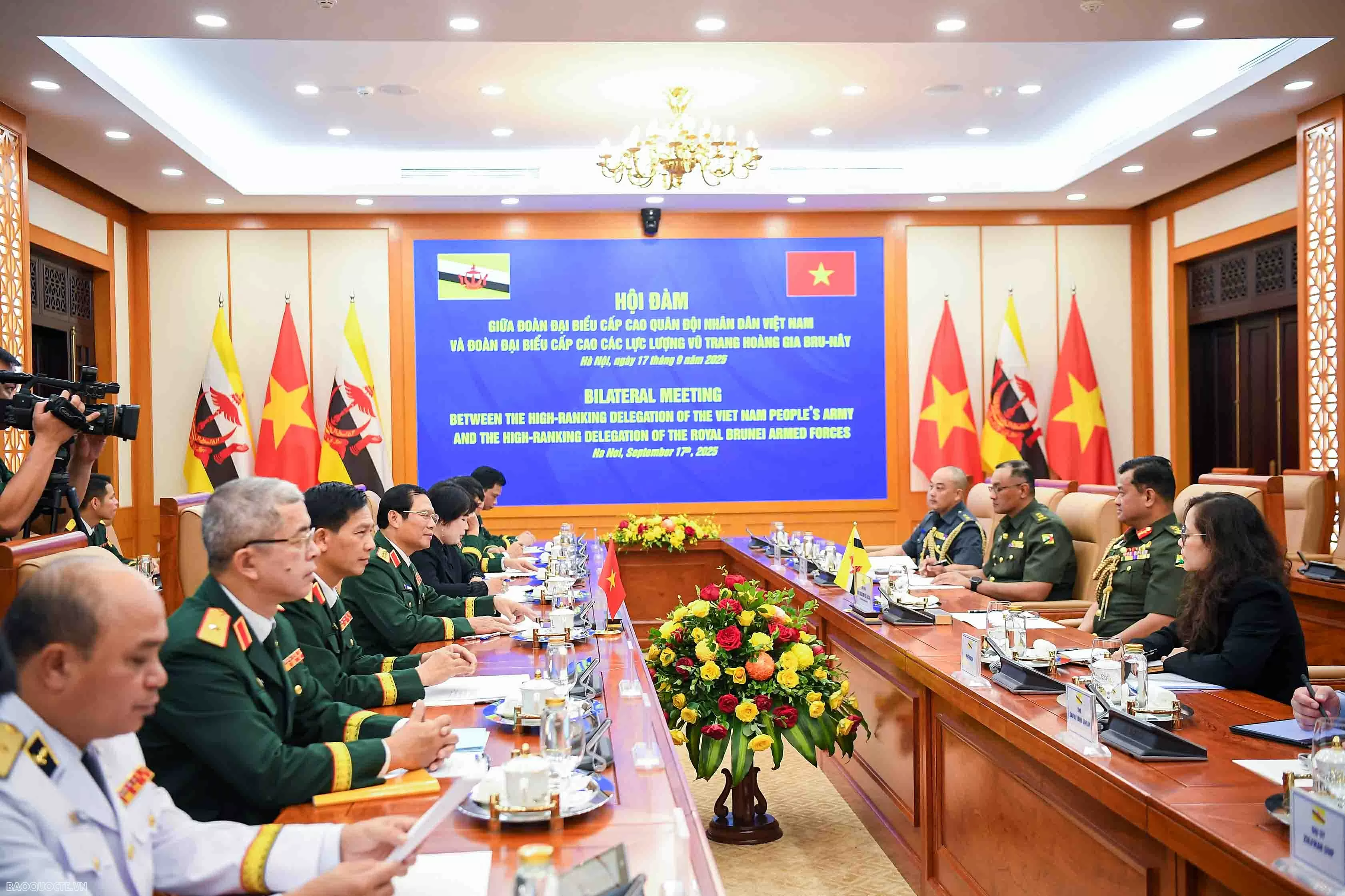 Việt Nam-Brunei: Nghiên cứu phát triển thêm các lĩnh vực hợp tác quốc phòng mới