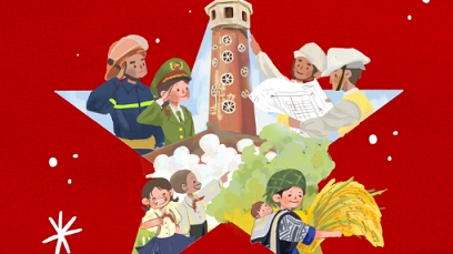 Trưng bày tranh 'Dân tộc tự hào' tại Di tích quốc gia đặc biệt Văn Miếu-Quốc Tử Giám