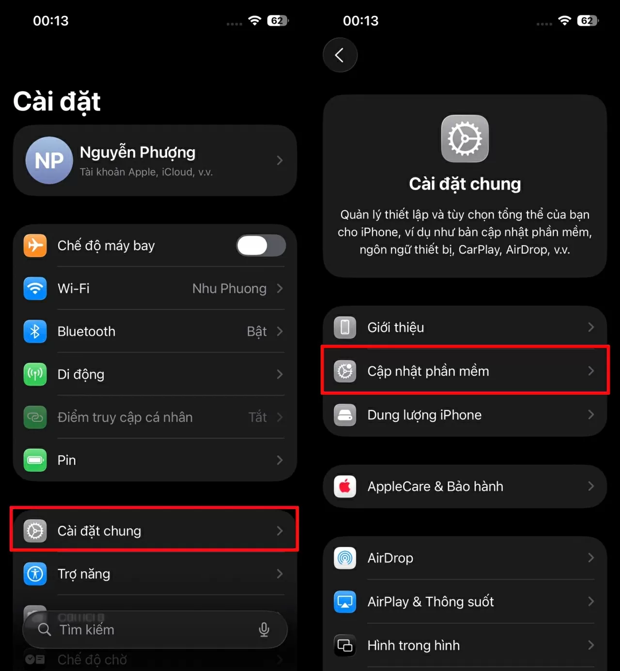 Nếu trước đây bạn từng cài đặt iOS 26 Beta, hãy chắc chắn tắt chế độ Beta trước khi cập nhật.