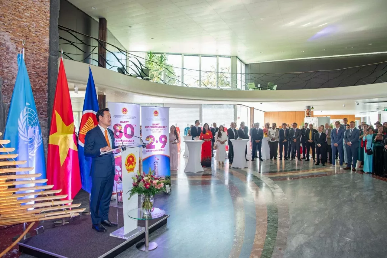 Việt Nam luôn đề cao giá trị của hòa bình, tự do, phẩm giá và quyền con người, quyết tâm thúc đẩy sự nghiệp phát triển