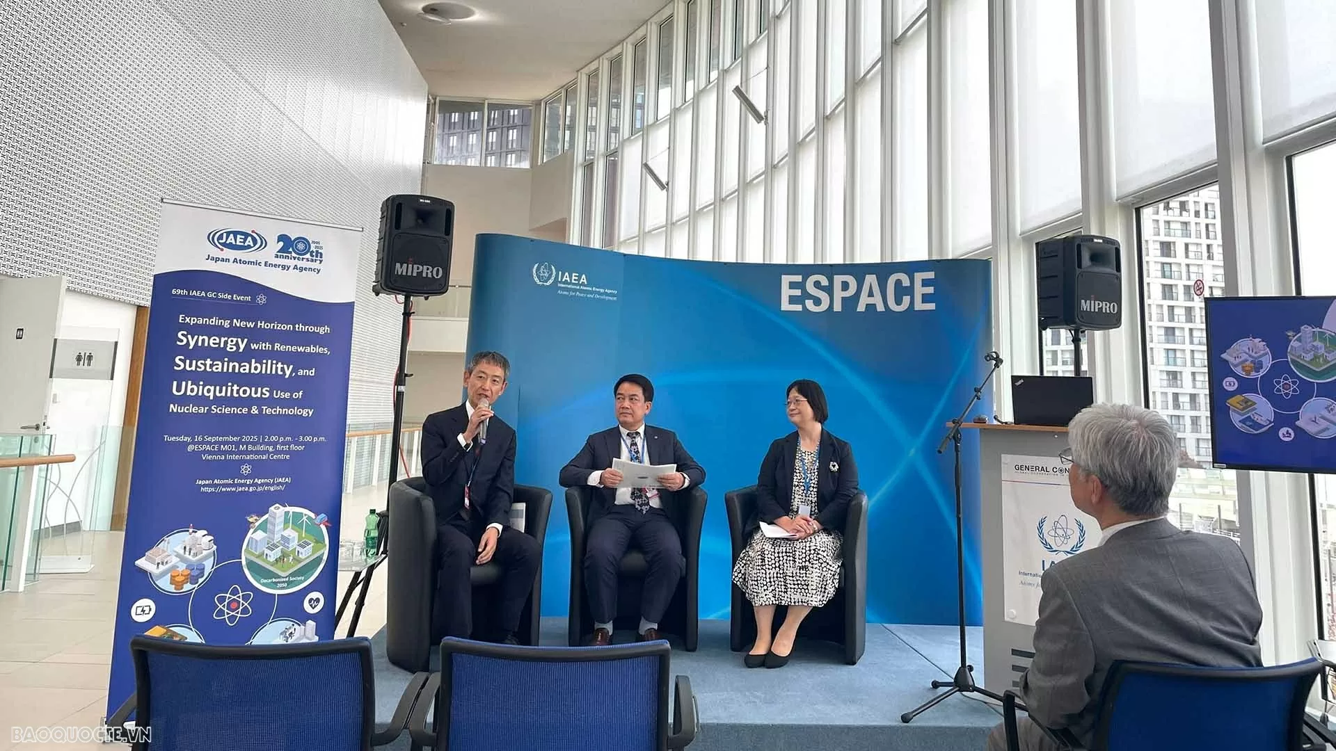 Việt Nam tham dự Khóa họp lần thứ 69 Đại hội đồng Cơ quan Năng lượng nguyên tử quốc tế Việt Nam tham dự Khóa họp lần thứ 69 Đại hội đồng Cơ quan Năng lượng nguyên tử quốc tế