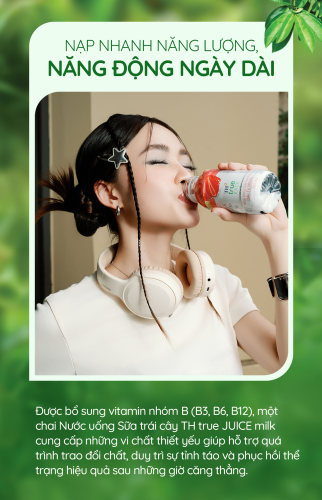 Nước uống Sữa trái cây mát lịm - thức uống giải nhiệt tiếp năng lượng cho Gen Z