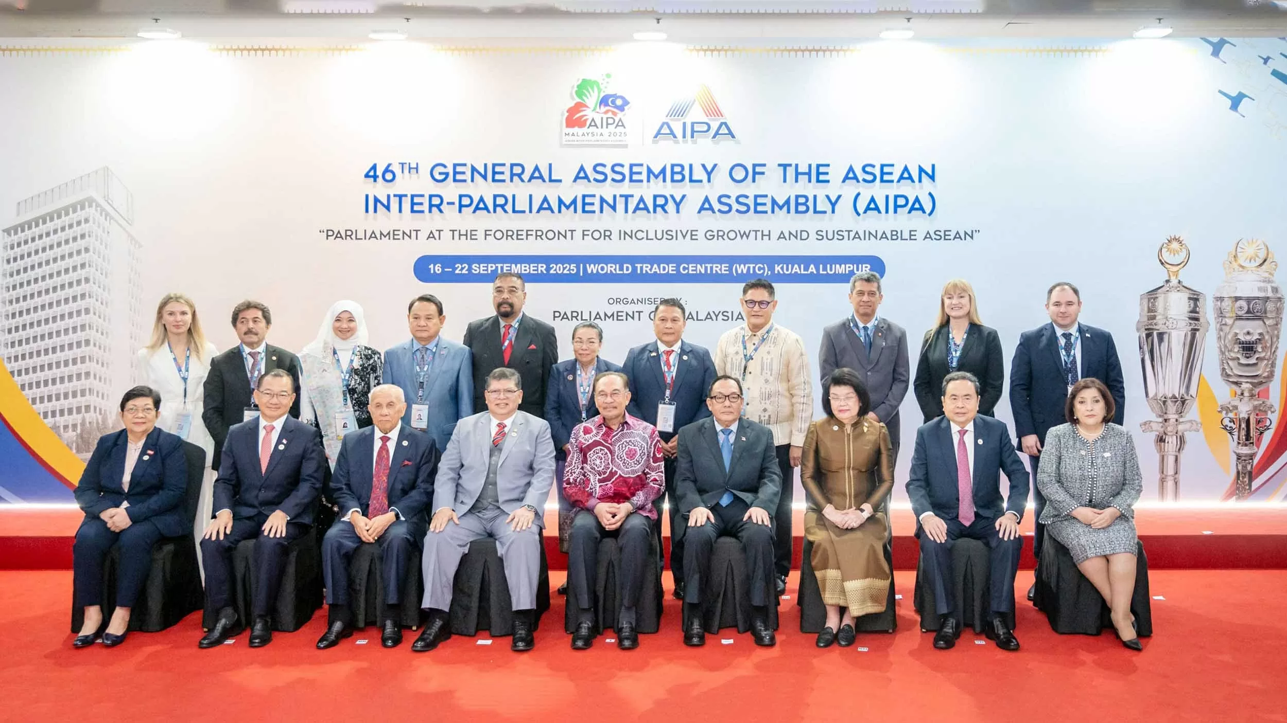 Chủ tịch Quốc hội Trần Thanh Mẫn dự lễ khai mạc Đại hội đồng liên Nghị viện ASEAN lần thứ 46 Chủ tịch Quốc hội Trần Thanh Mẫn dự lễ khai mạc Đại hội đồng liên Nghị viện ASEAN lần thứ 46