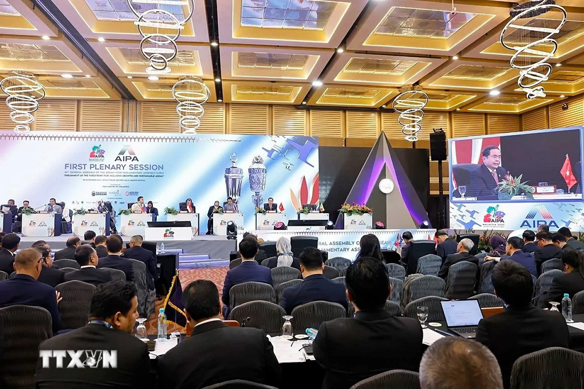 Chủ tịch Quốc hội Trần Thanh Mẫn tham dự và phát biểu tại phiên toàn thể thứ nhất Đại hội đồng AIPA-46