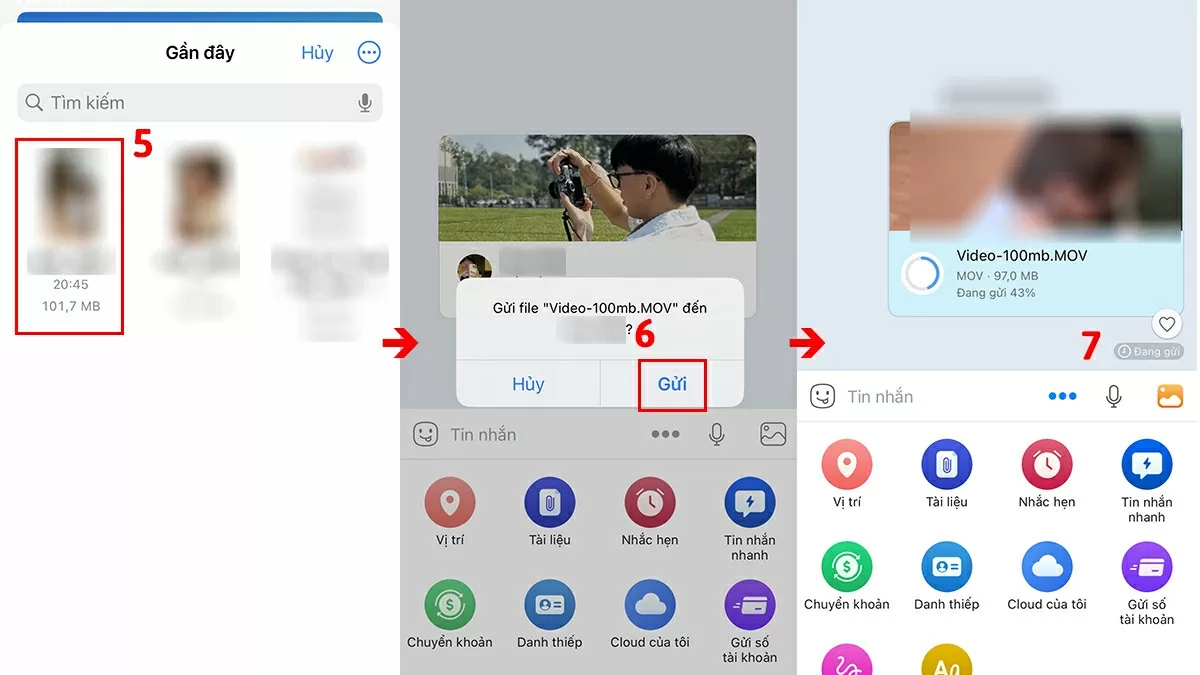 Chia sẻ video. 