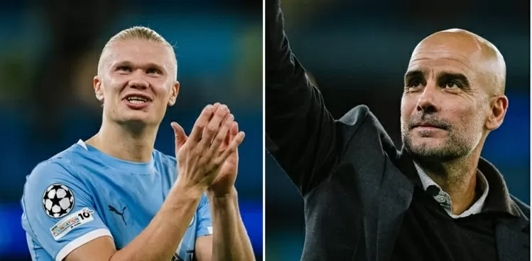 HLV Pep xếp Haaland ngang với Ronaldo và Messi HLV Pep xếp Haaland ngang với Ronaldo và Messi