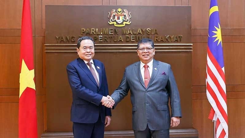 Chủ tịch Quốc hội Trần Thanh Mẫn hội đàm với Chủ tịch Hạ viện Malaysia